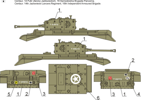 Toro 35D16 1/35 Cromwell i Centaur w Psz Cz.1