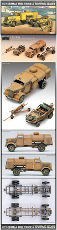 Academy 13401 German Fuel truck + Schwimmwagen