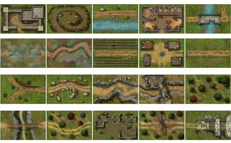 RPG Toolbox The Long Road  - przygoda, mapy i znaczniki
