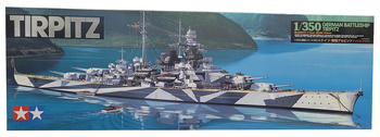 Tamiya 78015 German Battleship Tirpitz model plastikowy do sklejenia i pomalowania