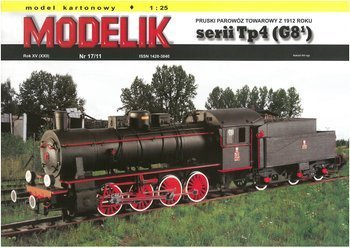 Modelik 17/11 -Pruski Parowóz Towarowy Tp4 (G8)