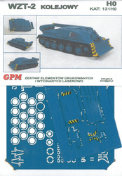 Model kartonowy GPM 131H0 Ciągnik WZT-2 Kolejowy - model kartonowy