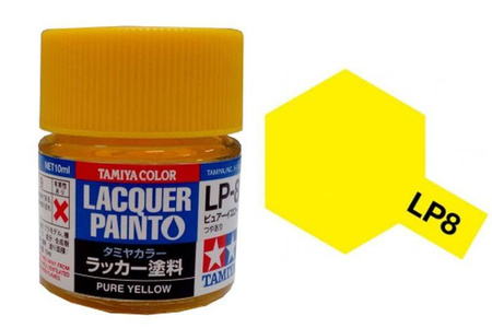 Farba Tamiya LP-8 Pure Yellow / Lacquer paint