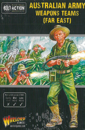 Bolt Action Australian Army Weapons Teams (Far East)