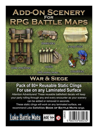 Naklejki Add-On Scenery for RPG Maps - War & Siege