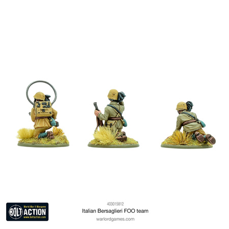 Bolt Action Italian Bersaglieri Forward Obserwer Team (FOO)