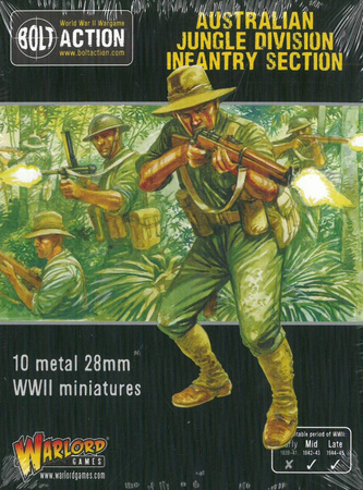 Bolt Action Australian Jungle Division Infantry Section