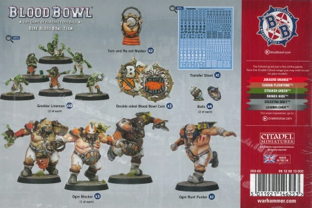 Blood Bowl Ogre Team /  Fire Mountain Gut Busters
