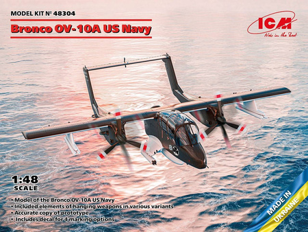 ICM 48304 OV-10A Bronco US Navy model plastikowy do sklejenia i pomalowania
