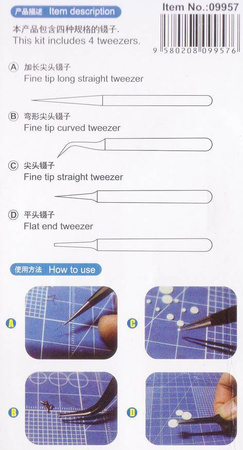 Trumpeter 09957 Pęsety / Tweezers Set