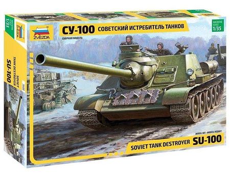 Zvezda 3688 SU-100 Soviet Tank Destroyer