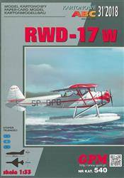 Model kartonowy GPM 540 RWD-17W