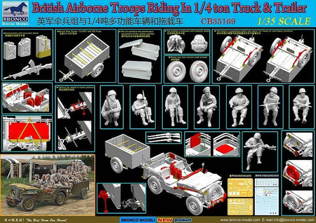 Bronco CB35169 British Airborne Troops Riding 