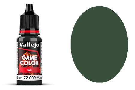 Farba Vallejo Game Color 118 72090 Ink Black Green