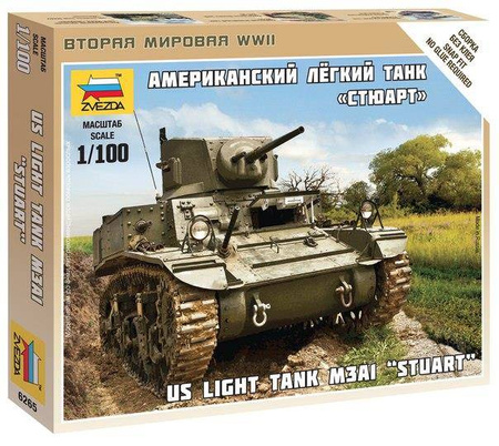 Zvezda 6265 US Light Tank M3A1 "Stuart"