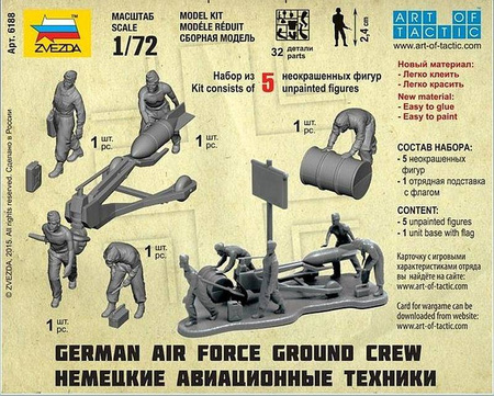 Zvezda 6188 German Air Force Ground Crew