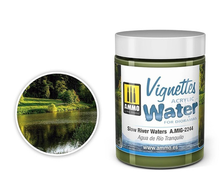 AMMO MIG 2244 Vignettes acrylic water Slow river waters