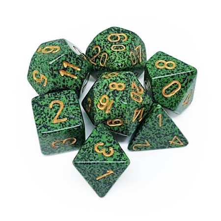 Kości zestaw RPG Chessex 25335 Speckled Golden Recon