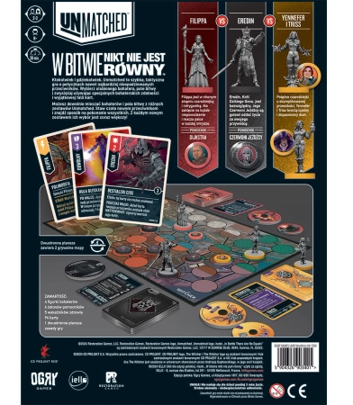 UNMATCHED Wiedźmin Zestaw Stal i Srebro + Upadek Królestwa  + Geralt w Balii