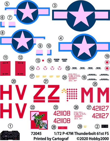 Hobby 2000 P-47M Thunderbolt 61st FS
