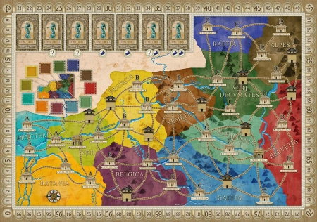 Concordia mapa Brytania / Germania - Britannia / Germania