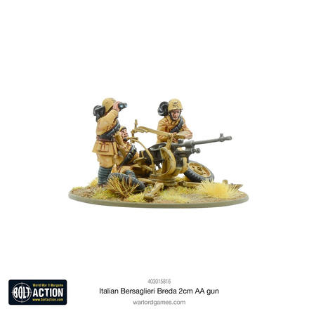 Bolt Action Italian Bersaglieri Breda 2cm AA Gun