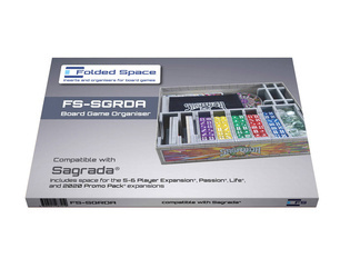 Insert do Gry Sagrada, mieści dodatki Jeszcze więcej szkła, Pasja, Życie oraz 2020 Promo Pack (Folded Space)