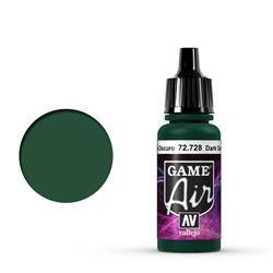 Farba Vallejo Game Air 72728 Dark Green