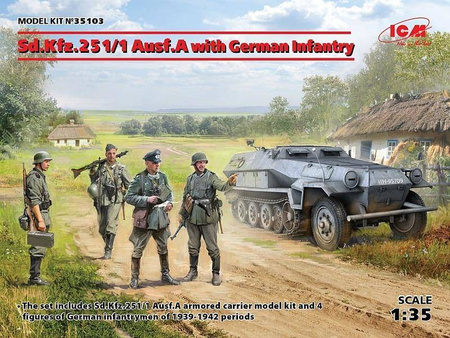ICM 35103 Sd.Kfz.251/1 Ausf.A with german inf.
