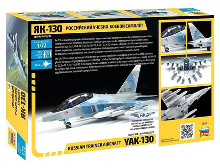 Zvezda 7307 YAK-130 Russian Trainer Aircraft