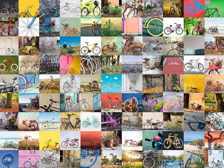 Puzzle 1500 elementów 99 Rowerów (Ravensburger)