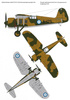 Model kartonowy Model kartonowy PZL P.24F 'GREECE 41'