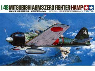 Tamiya 61025 Mitshubishi A6M3 Zero (Hamp)