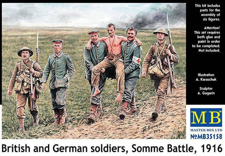 Master Box 35158 British and German soldiers 1916 