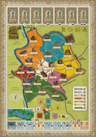 Concordia mapa Rzym / Sycylia - Roma / Sicilia