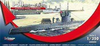 Mirage Hobby 350502 U-511 IXC Turn I + WG42