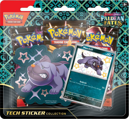 Pokemon TCG Paldean Fates Tech Sticker Maschiff