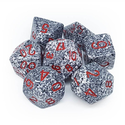 Kości zestaw RPG Chessex 25320 Speckled Granite