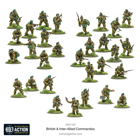 Bolt Action WWII British&Inter-Allied Commandos