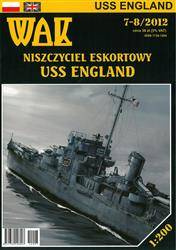 Model kartonowy WAK 7-8/12  Niszczyciel USS England