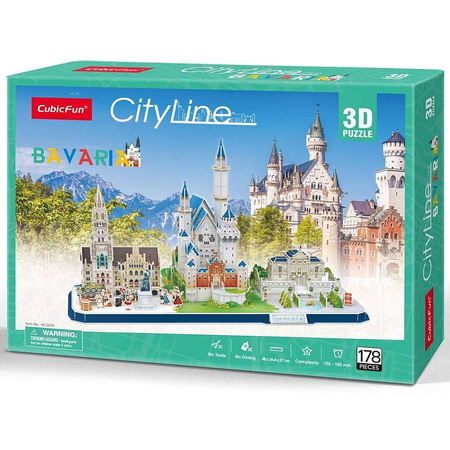 Puzzle 3D 178 el. Bavaria City Line