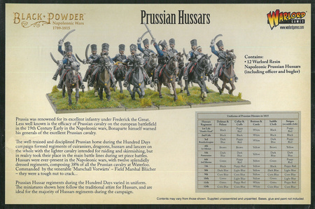 Black Powder Prussian Hussars 1789-1815