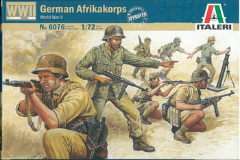 Italeri 6076 Africakorps zestaw plastikowy do sklejenia i pomalowania