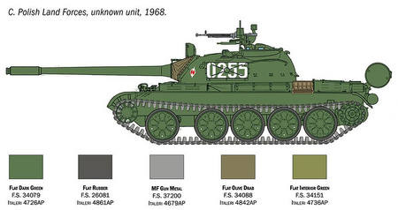 Italeri 7081 T-55 A