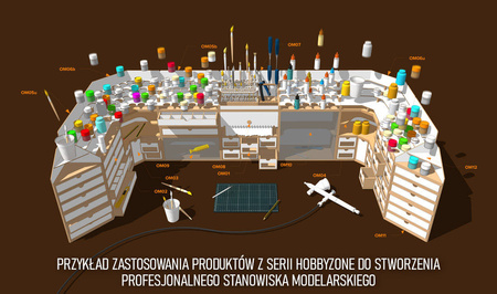 HobbyZone HZ-OM05b Moduł na farby 36mm