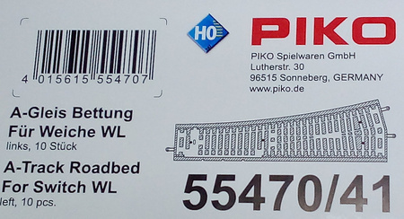 Piko 55470/41 Nasyp podkład pod WL 1 sztuka