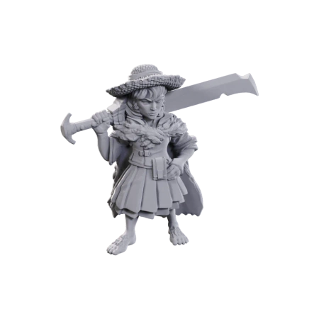 Pathfinder Deep Cuts Female Halfling Magus