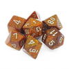 Kości zestaw RPG Glitter Gold Silver Chessex