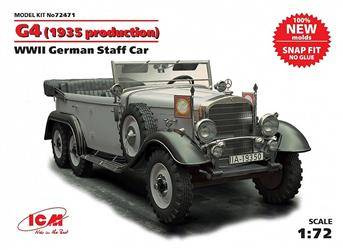 ICM 72471 G4 (1935 production) WWII Ger. Staff Car