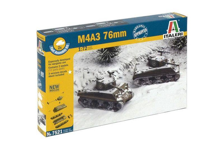 Italeri 7521 M4A3 76mm
